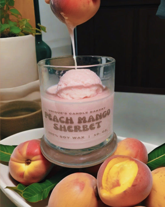 Peach Mango Sherbet Candle