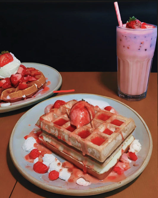 Strawberry Waffle Candle